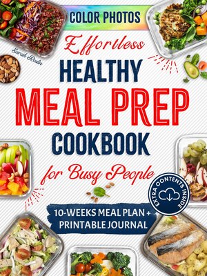 cover image of Effortless Healthy Meal Prep Cookbook for Busy People